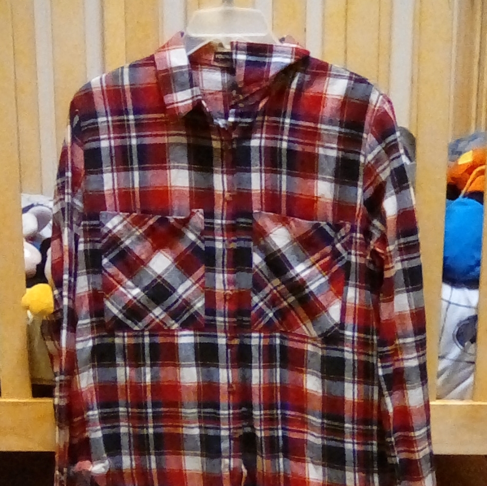 Plaid button up